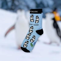 FRIENDLY PENGUINS ORGANIC COTTON KIDS SOCKS.