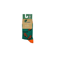 CAREFREE BUTTERFLIES ORGANIC COTTON KIDS SOCKS.