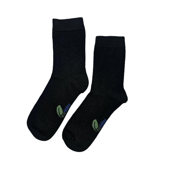 BLACK SCHOOL SOCKS - KIDS (PLAIN SOCKS).