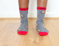 CHIRPY ROBIN ORGANIC COTTON KIDS SOCKS.