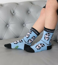 FRIENDLY PENGUINS ORGANIC COTTON KIDS SOCKS.