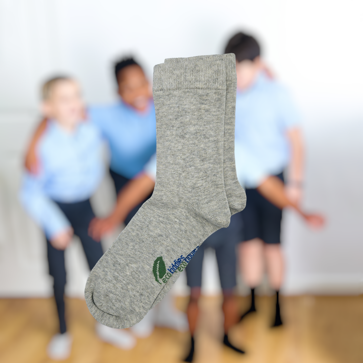 GREY SCHOOL SOCKS - KIDS (PLAIN SOCKS).