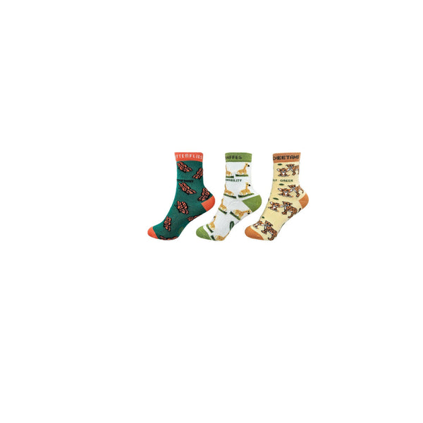 GREEN GUARDIANS ORGANIC COTTON KIDS SOCKS BUNDLE.